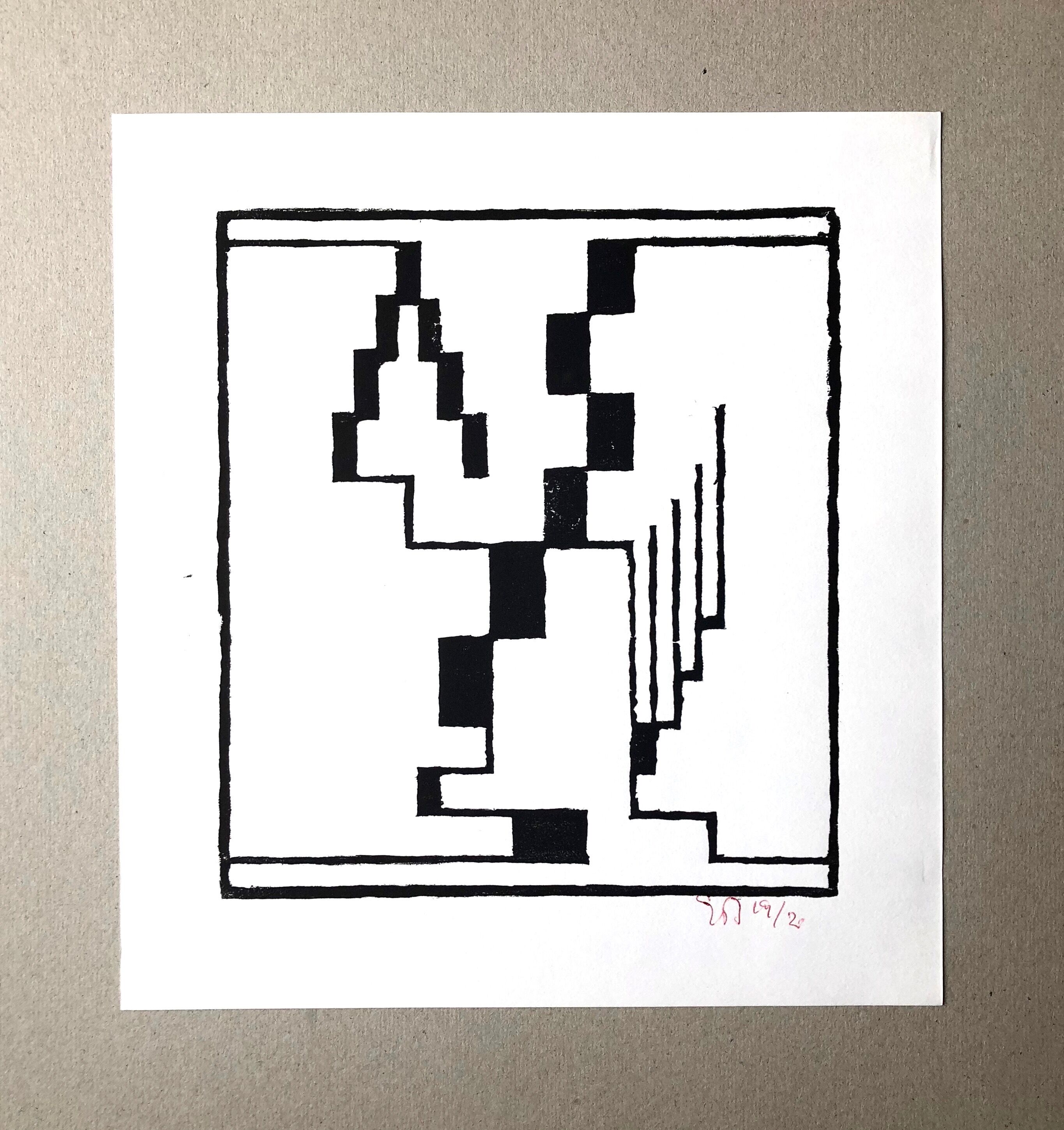 Erich Buchholz: Woodcut 1920