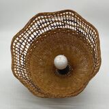 Pendant lamp / rattan / wicker / cane / vintage natural fibers