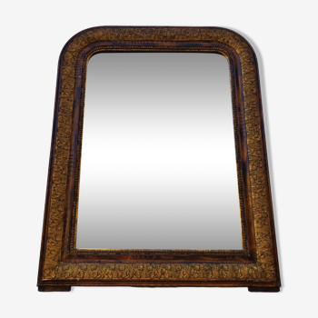 Louis Philippe style mirror wood, vintage gold