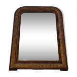 Louis Philippe style mirror wood, vintage gold