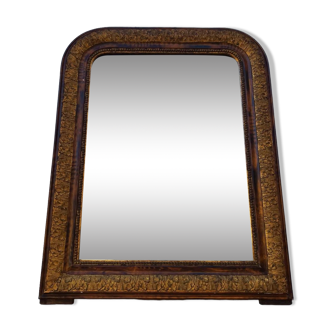 Louis Philippe style mirror wood, vintage gold