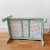 Lit de poupee vert cactus