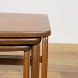 Tables gigognes en teck du milieu du siècle de Parker Knoll, années 1960, Royaume-Uni, lot de 3