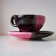 Coffee cup and saucer Vallauris signed Luc