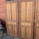 4 old cupboard doors in pitch pine