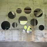 Wool felt mirror