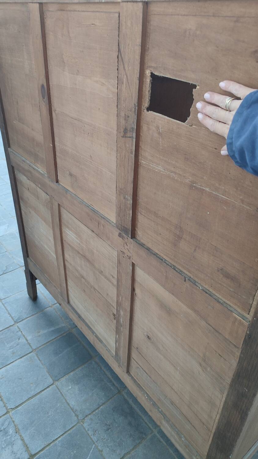 Parisian oak sideboard