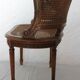 Louis XVI-style canne chair from the late 19th century