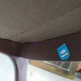 6 white leather Scandinavian chairs