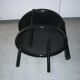 Table noire avec 2 plateaux, 1970
