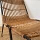 Raoul Guys Airborne rattan and metal armchair