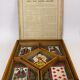 Old game of nain jaune with its bone tokens.