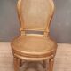 Chaise style Louis XVI en bois doré