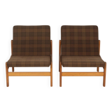 2X Jørgen Bækmark Lounge Chairs Model J84, 1971 Denmark