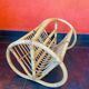 1960s rattan magazine rack