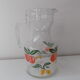 Vintage orange and lemon glass jug pitcher