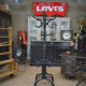 Old curved wooden parrot coat rack 1920