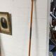 Pair of old wooden oars
