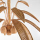 Grand lustre « cocotier » « palmier » en rotin