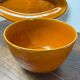 3 glazed ceramic dishes