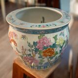 China XL Ceramic Fish Bowl Vase Pot Planter