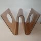 Magazine rack in plexiglas smoked 70s