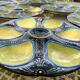 Oyster plates Quimper tableware or wall decoration