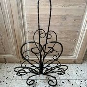 Wrought iron magazine rack