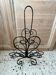 Wrought iron magazine rack