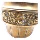 Pot brass or bronze decorations pink decoration flower plant