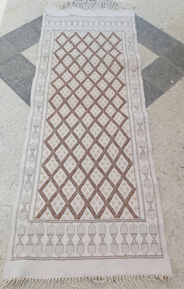 Tapis couloir motifs géométriques 78x208cm