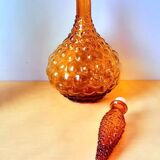 Italian glass bottles Empoli 1970