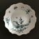 Antique plate with floral decoration