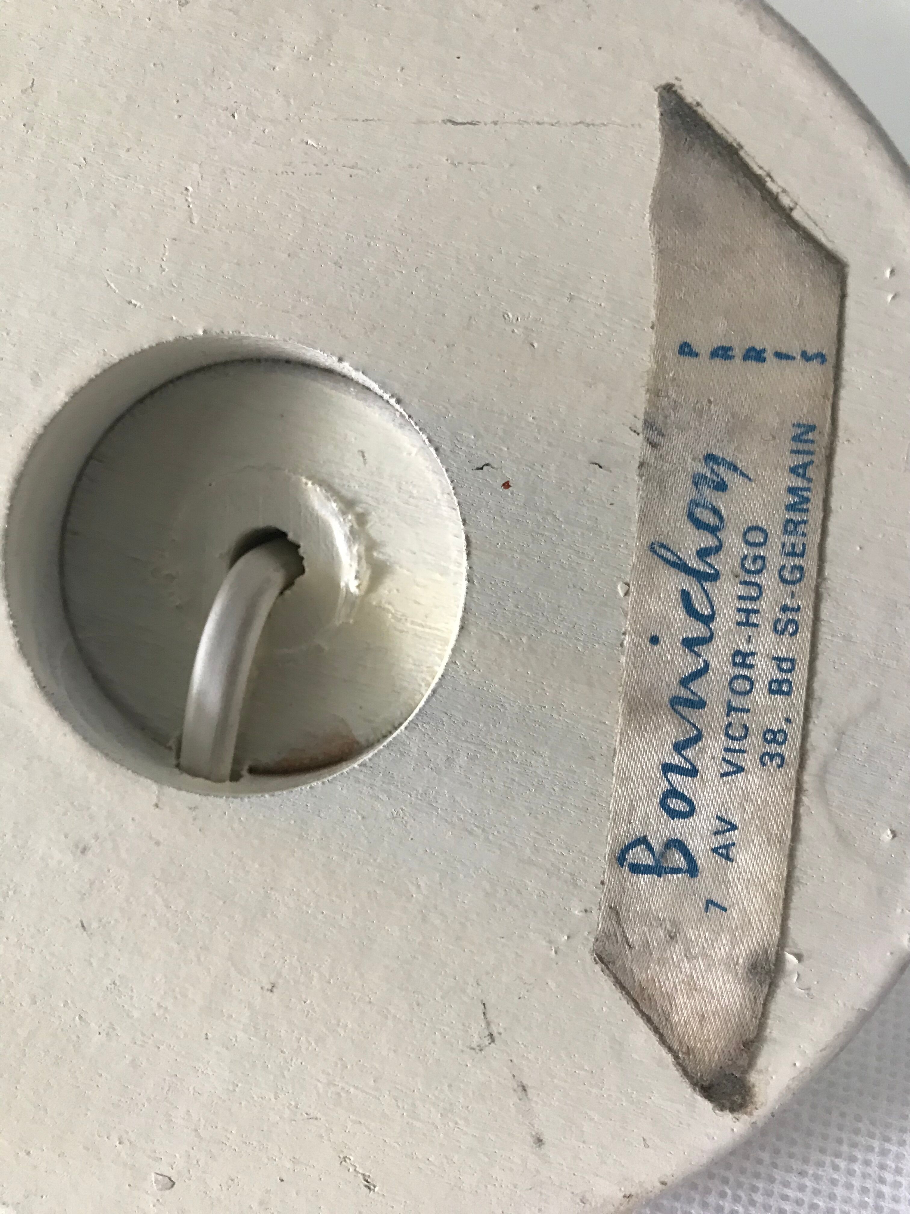 Wooden children's lamp Maison Bonnichon Paris 1960