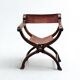 Chaise trône Savonarole française antique