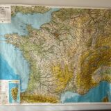 Large map of France 1981