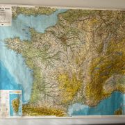 Large map of France 1981