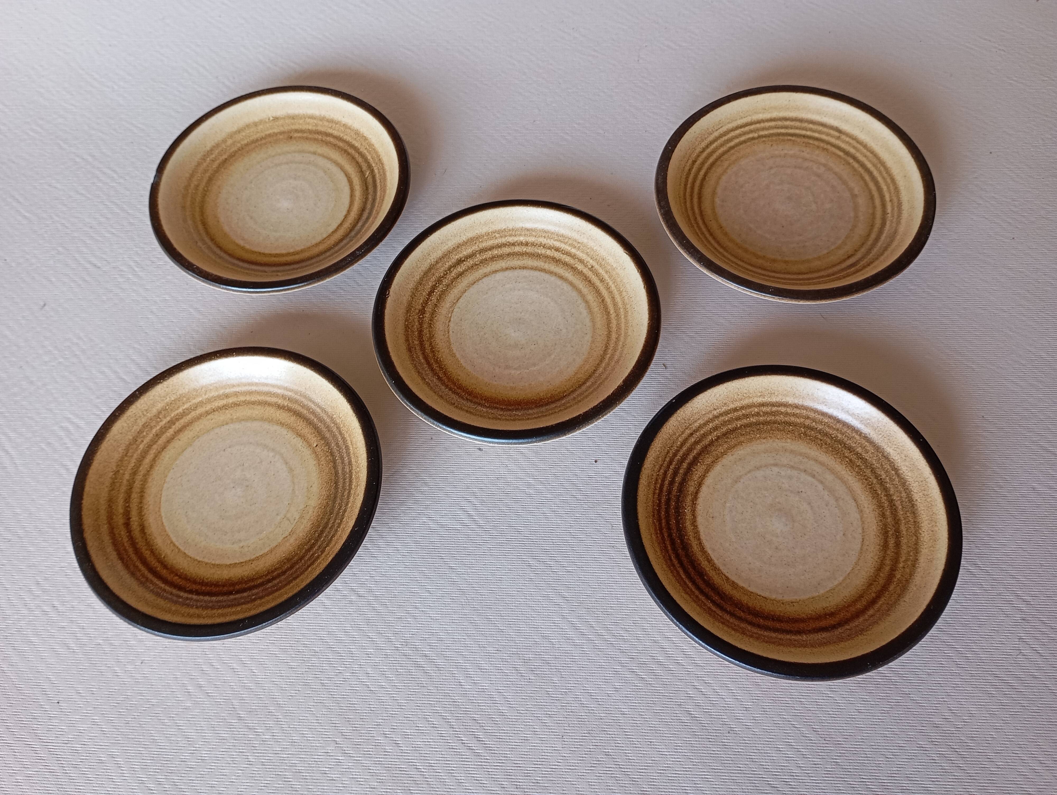 5 assiettes à tapas Salins