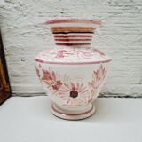Quimper vase pink flowers
