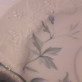 Pot à lait crème et sa soucoupe en fine porcelaine CNP France