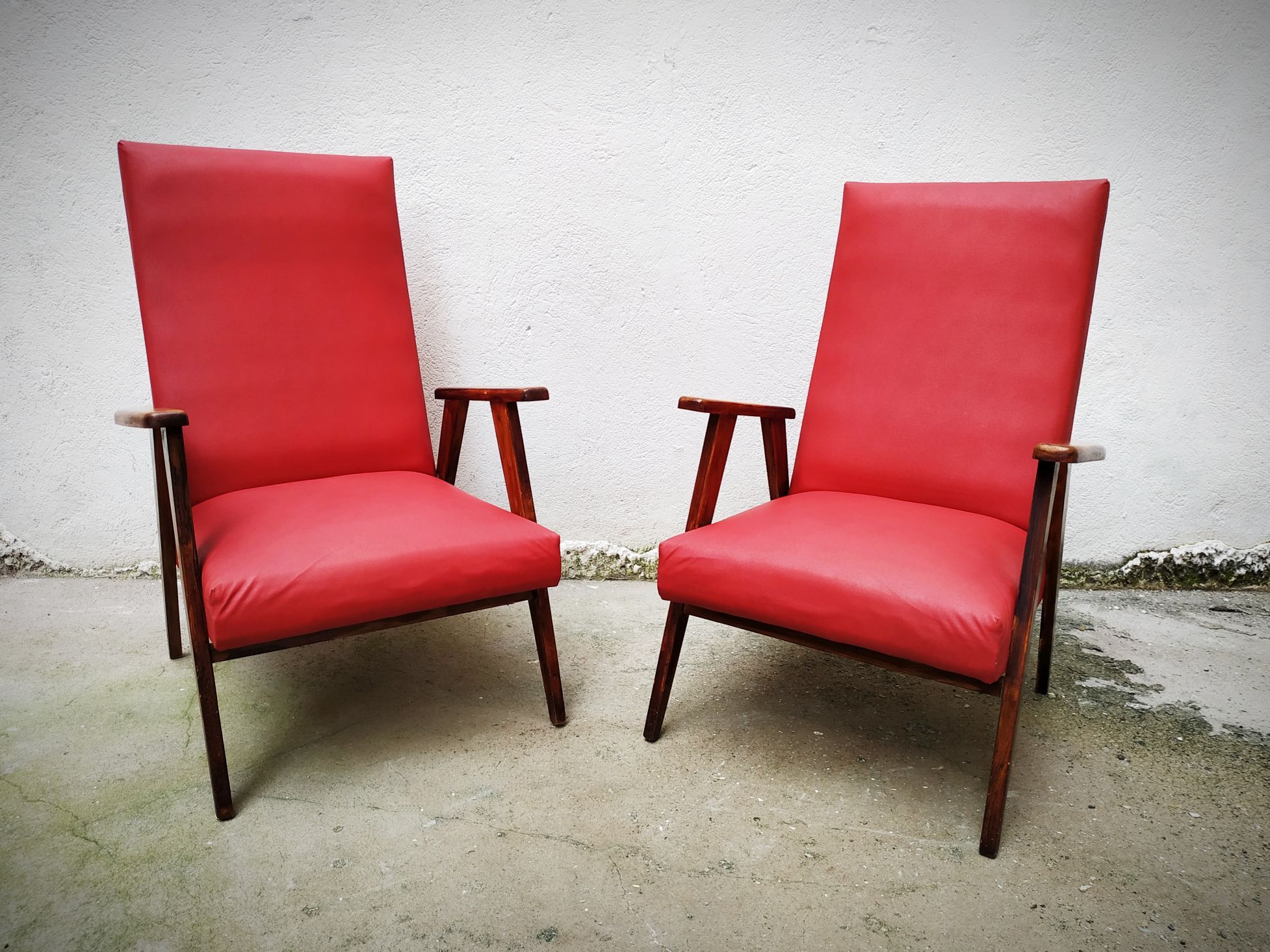 Pair of Scandinavian armchairs