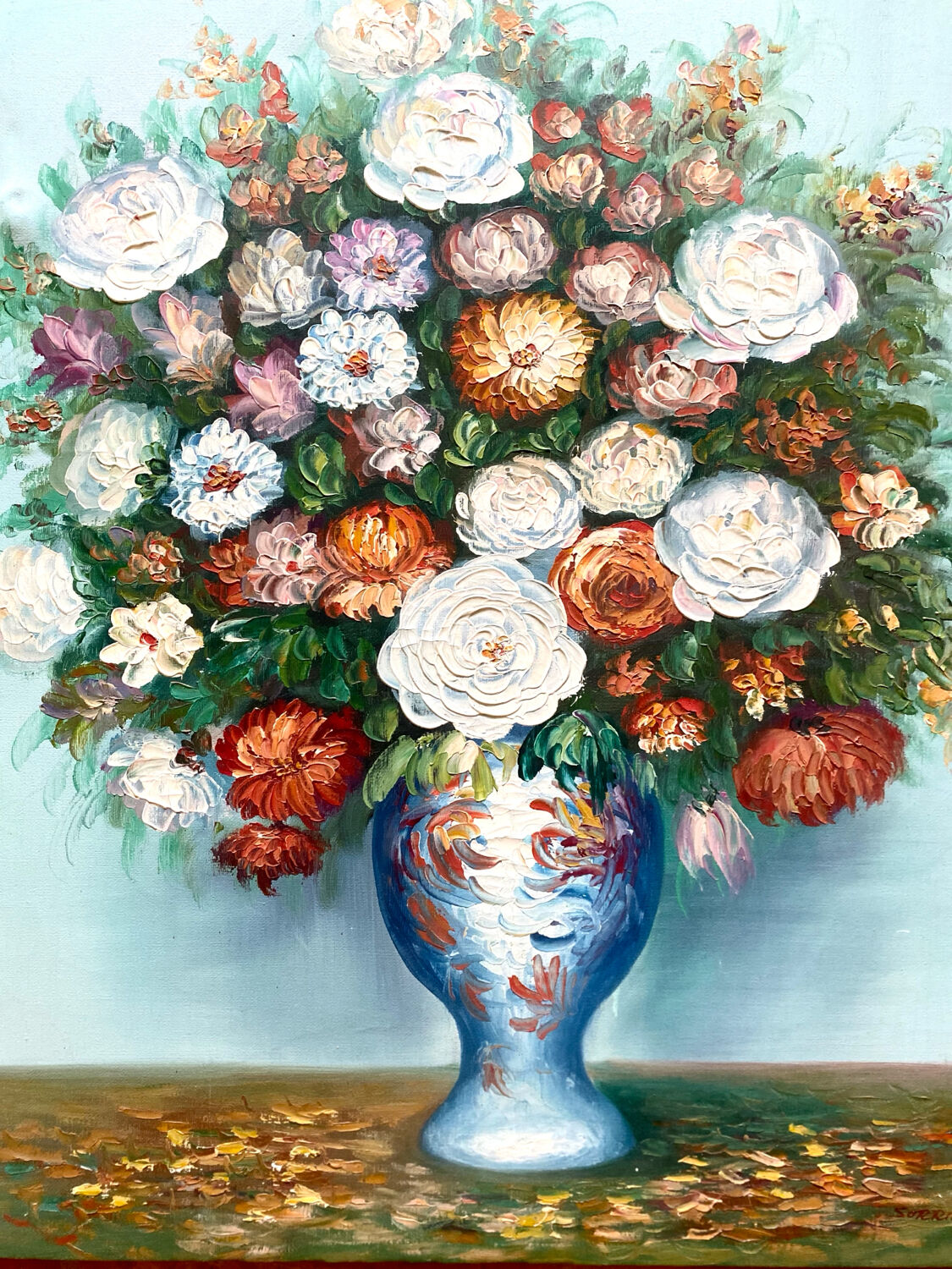 Vintage oil on canvas