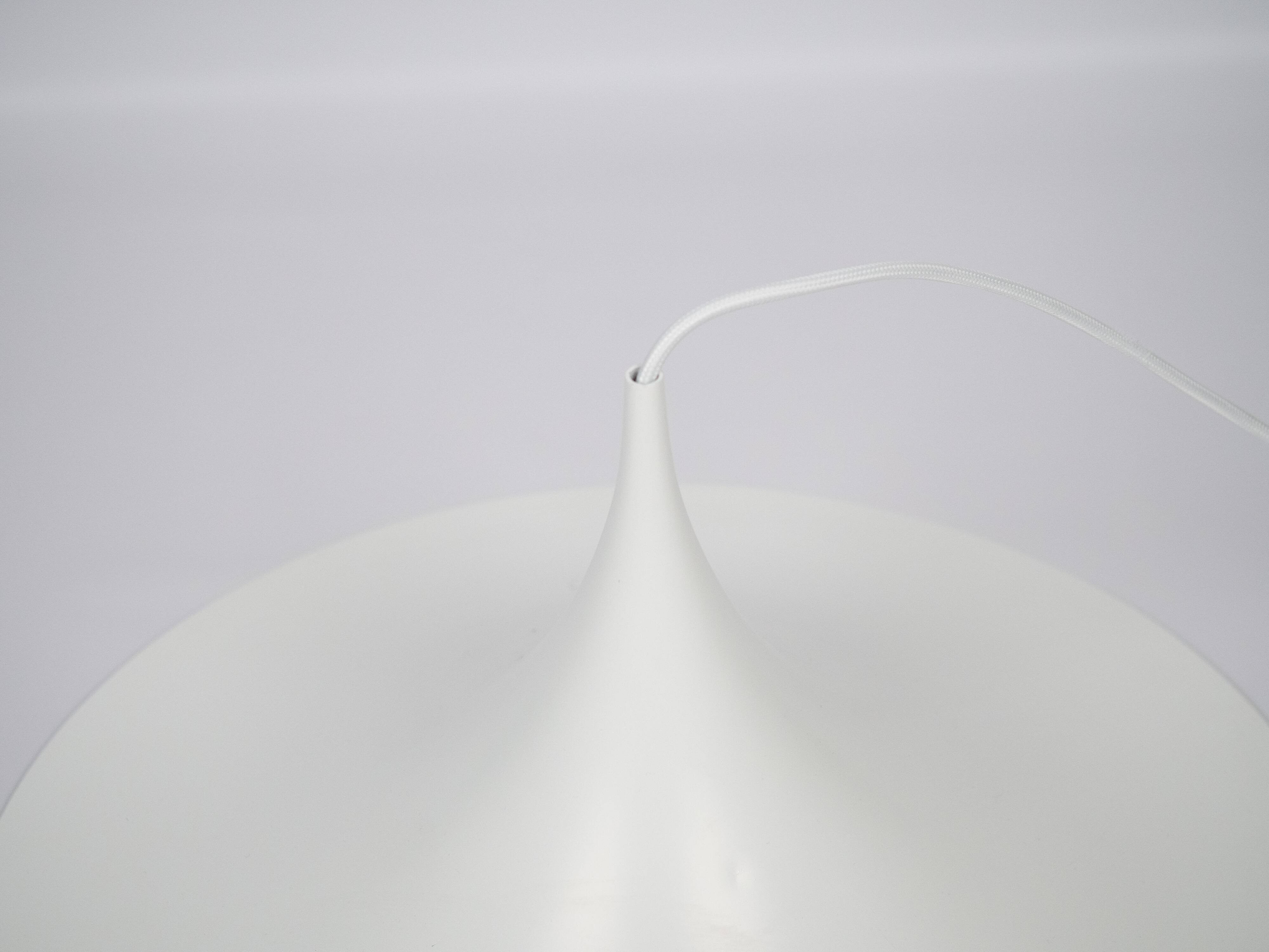 Danish vintage pendant lamp Semi by Bonderup and Thorup, 1968