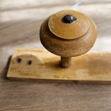 Patère 3 branches en bois tourné