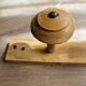 3-spoke turned wooden hook