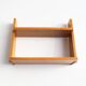Vintage Wall Shelf in Beech, Czechoslovakia, 1960s