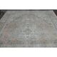 1970s Vintage Persian Handmade Wool Cotton Orange Area Rug 243x314