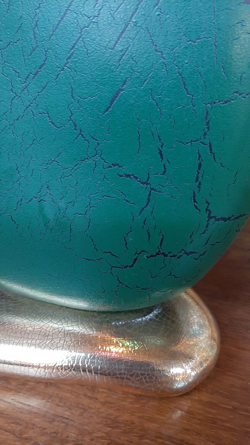 Green and gold lamp françois chatain