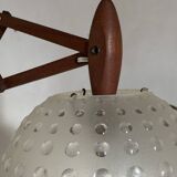 Scandinavian vintage chisel stem light in teak