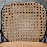 Chairs in bent beech and vienna straw, 1980